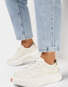  Adidași Bej Din piele până la gleznă pe talpă groasă Miealla