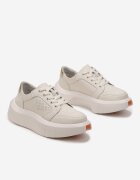  Adidași Bej Din piele până la gleznă pe talpă groasă Miealla