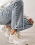  Adidași bej în stil teniși cu talpă groasă Danimira