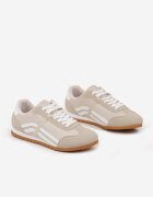  Adidași bej în stilul tenișilor iconici cu cusături decorative Vellexia