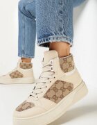  Adidași Bej peste gleznă cu talpă groasă Naindra