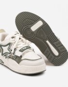  Adidași Bej-Verzi cu Talpă Groasă cu Închidere cu Scai și Aplicație pe Lateral Arforina