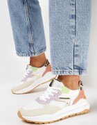  Adidași Bej-Violet pe talpă plată cu detalii decorative Aizra
