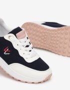  Adidași bleumarin cu inserții metalice și broderie fină