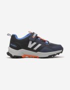 Adidași bleumarin plați cu șireturi cu model geometric Ellitrien