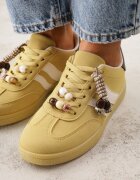  Adidași Galbeni în stil teniși cu Mărgele Charnara