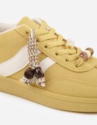  Adidași Galbeni în stil teniși cu Mărgele Charnara