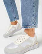  Adidași Gri până la gleznă cu Inserție Metalică Nevata
