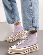  Adidași mov înalți cu talpă groasă și decupaje Aretiapia