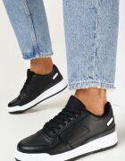  Adidași Negri cu Inserții Decorative și Perforații pe Vârf Septisa