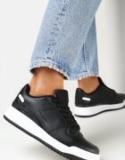  Adidași Negri cu Inserții Decorative și Perforații pe Vârf Septisa
