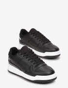 Adidași Negri cu Inserții Decorative și Perforații pe Vârf Septisa