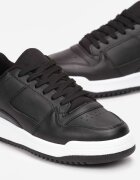  Adidași Negri cu Inserții Decorative și Perforații pe Vârf Septisa