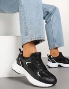  Adidași negri cu plasă și talpă din spumă Vallexia