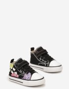  Adidași Negri cu scai cu fluturi decorativi Niottea