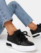  Adidași Negri cu Șireturi Groase și Platformă Onaess
