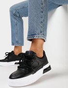  Adidași Negri cu Șireturi Groase și Platformă Onaess