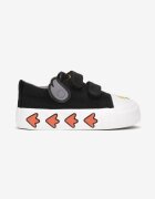  Adidași Negru-Gri cu Talpă Decorativă cu Velcro Aphronie