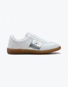  Adidași Plati Alb-Argintiu Cu șireturi cu Nituri Decorative Blosenti
