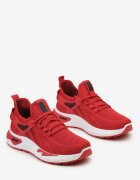  Adidași Roșii cu carâmb elastic cu șireturi și talpă în relief Mitina