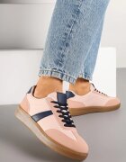  Adidași Roz-Bleumarin în Stil Tenis Decorați cu baretă Elhanis