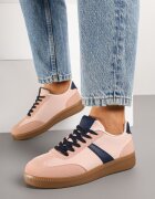  Adidași Roz-Bleumarin în Stil Tenis Decorați cu baretă Elhanis