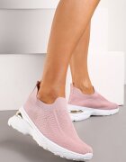 Adidași Roz cu Talpă Groasă cu Partea Superioară Elastică Jordanne