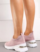  Adidași Roz cu Talpă Groasă cu Partea Superioară Elastică Jordanne