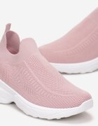  Adidași Roz cu Talpă Groasă cu Partea Superioară Elastică Jordanne