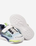  Adidași Sneakers Albi și Albaștri cu talpă mai groasă cu scai Erislo