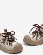 Adidași Sport Bej cu Vârf Întărit Bandă Velcro și Șireturi Dirnaca