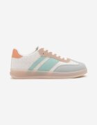  Adidași Teniși Alb-Albastru cu Model Geometric Eleamila