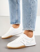  Adidași Tenisi Albi cu Aplică Decorativă Laterală Ranilsa