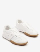  Adidași Tenisi Albi cu Aplică Decorativă Laterală Ranilsa