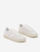  Adidași Tenisi Albi cu Model Geometric Eleamila