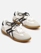  Adidași Tenisi Albi cu Motiv Geometric Telanilia