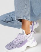  Adidași Violet decorați cu zirconii și bandă cu inscripția Falerin