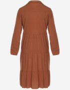airisa Rochie Maro Stil Cămașă Din Bumbac Cu Croială Evazată Și Nasturi Tubia