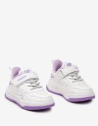  Alb-Violet Pantofi Sport Sneakers cu Brant din Piele Zalora