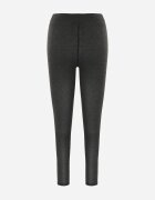 alina Izolați leggins cu bumbac cașmir și talie înaltă decorați cu dantelă Selide Gri