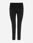alina Izolați leggins cu bumbac cașmir și talie înaltă decorați cu dantelă Selide Negri