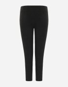 alina Izolați leggins cu bumbac cașmir și talie înaltă decorați cu dantelă Selide Negri