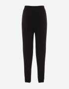 alina Pantaloni de trening din bumbac croială jogger cu căptușeală Foramida Negri