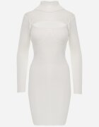 allyson Rochie Albă Tricotată Ulpia