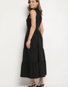 allyson Rochie cămașă Neagră Decorată cu curea Mavorelle
