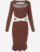 allyson Rochie Maro Pulover cu Volan Krono