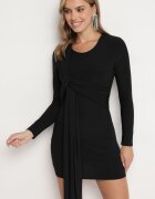 allyson Rochie Neagră Mulate cu Trenă Decorativă Sevilaine