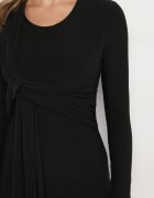 allyson Rochie Neagră Mulate cu Trenă Decorativă Sevilaine