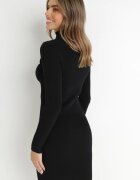 allyson Rochie Neagră Tricotată Ulpia