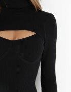 allyson Rochie Neagră Tricotată Ulpia